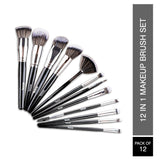 12 in 1 Face Makeup Brush Set