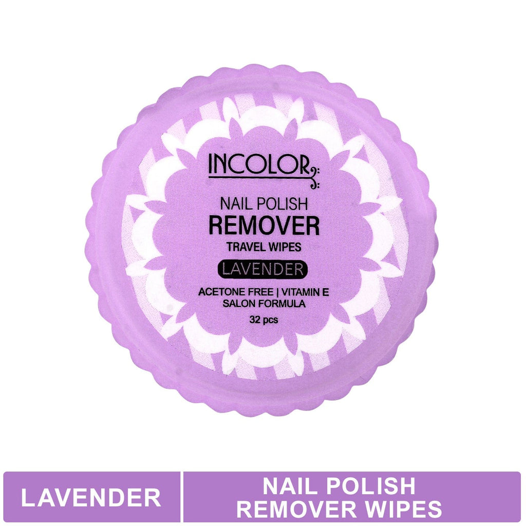Nail Polish Remover Travel Wipes Incolor Cosmetics