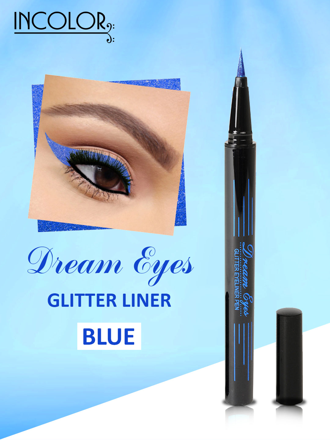 Blue shop eyeliner pen